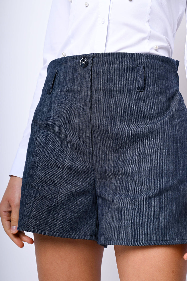 Shorts misto cotone stretch