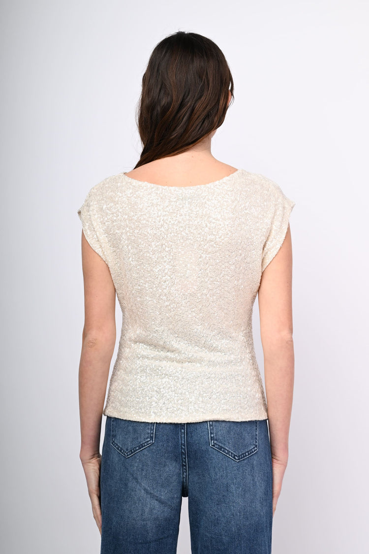 Top con paillettes
