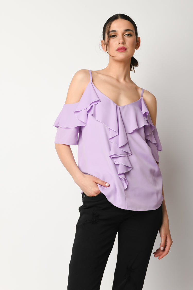 Top con volants