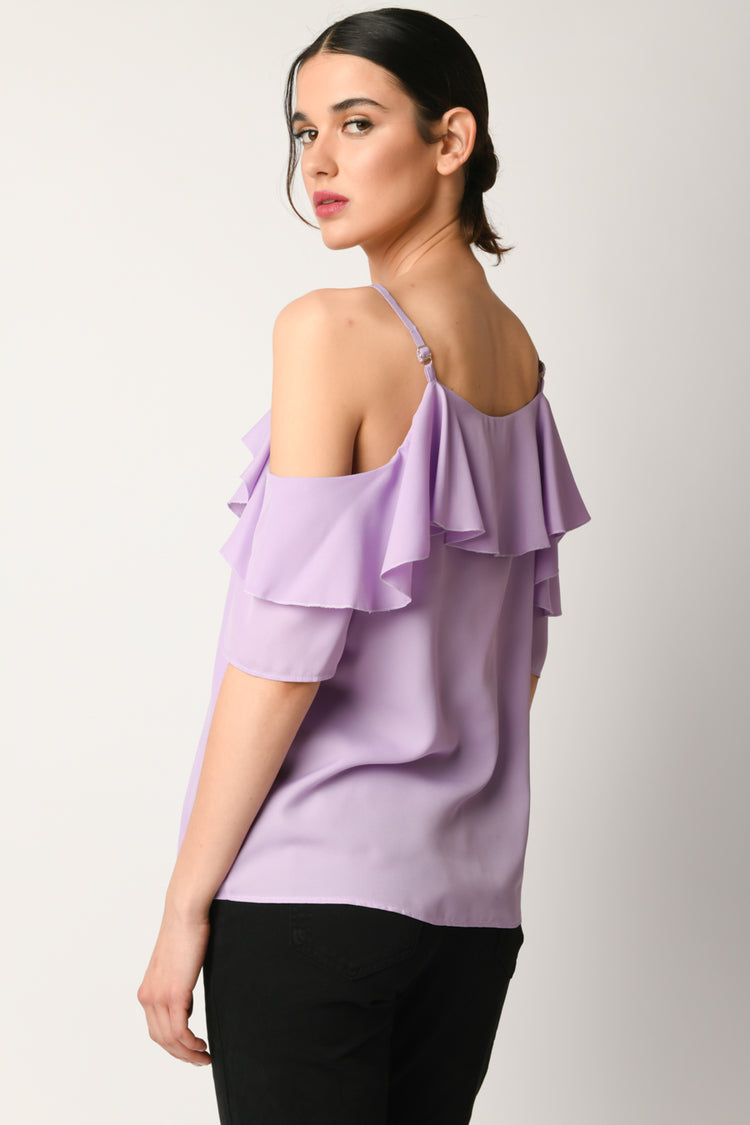 Top con volants
