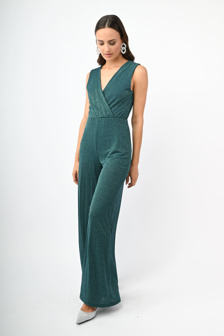 Tuta in maglia lurex