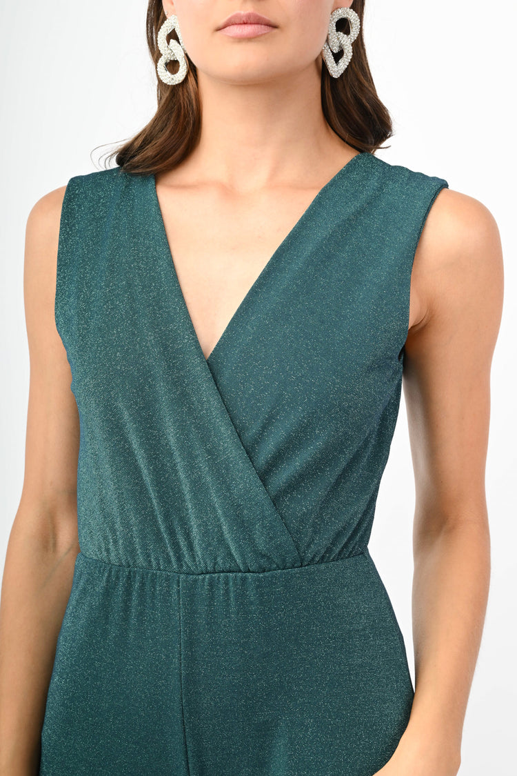 Tuta in maglia lurex