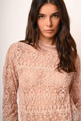 Blusa in pizzo