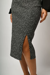 Gonna longuette in jacquard
