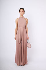 Tuta in plissé lurex