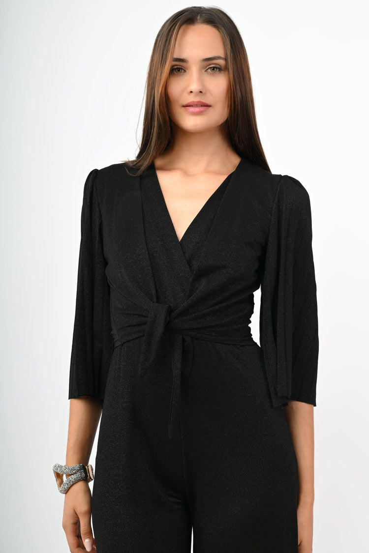 Coprispalle in maglia lurex