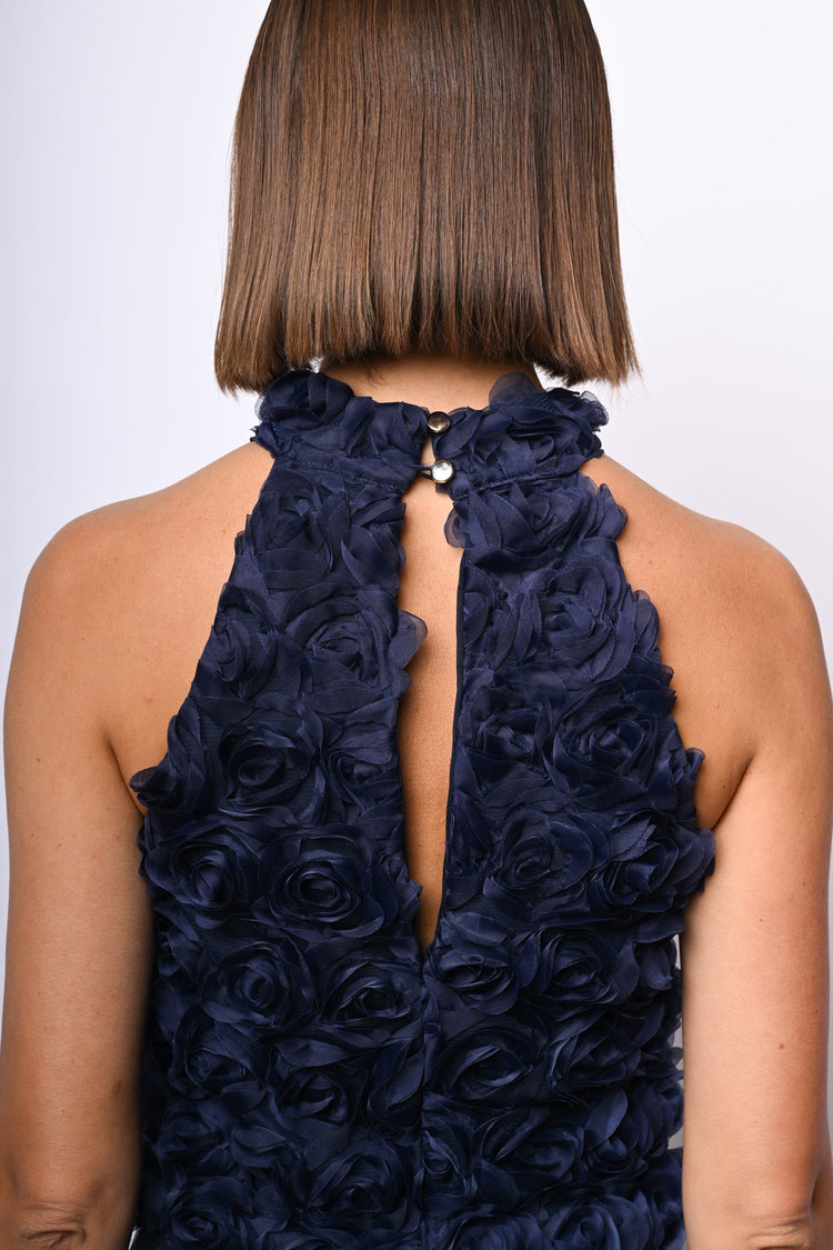 Top con rose 3D