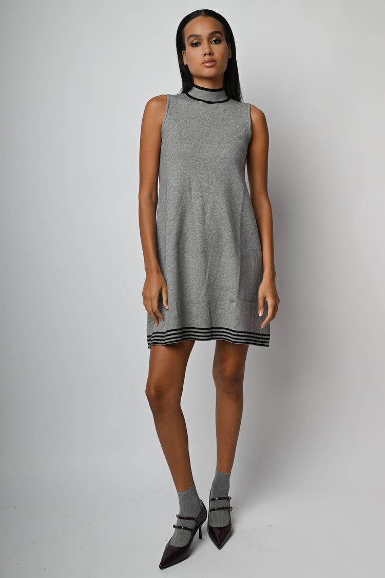 Mini abito a trapezio in maglia