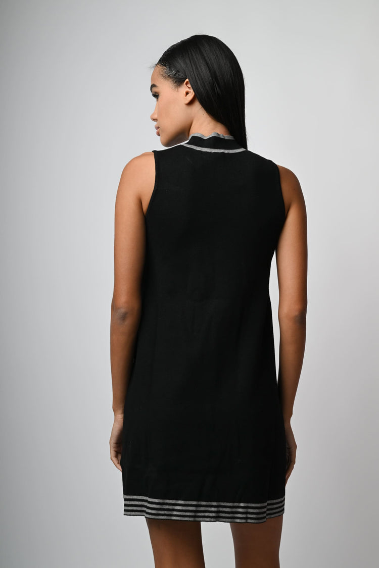Mini abito a trapezio in maglia