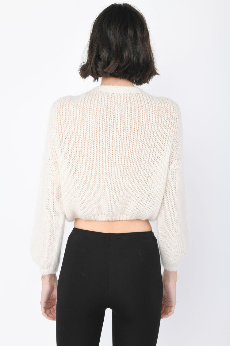 Cardigan con bottoni gioiello