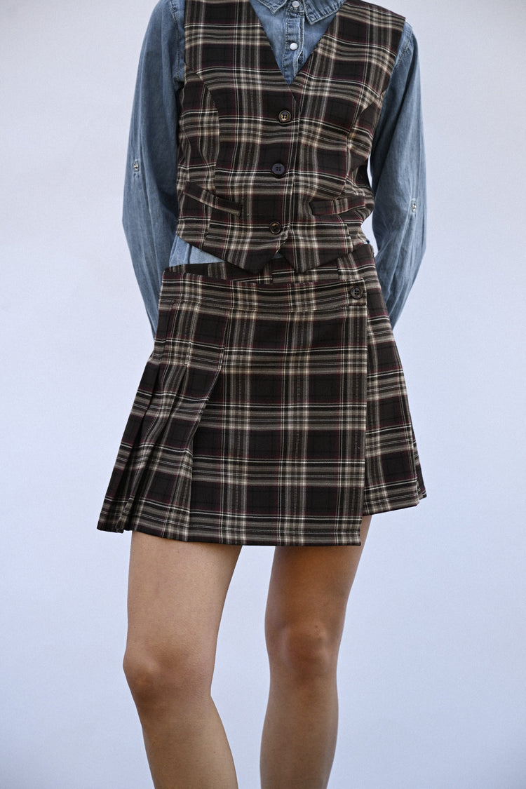 Skort a stampa scozzese