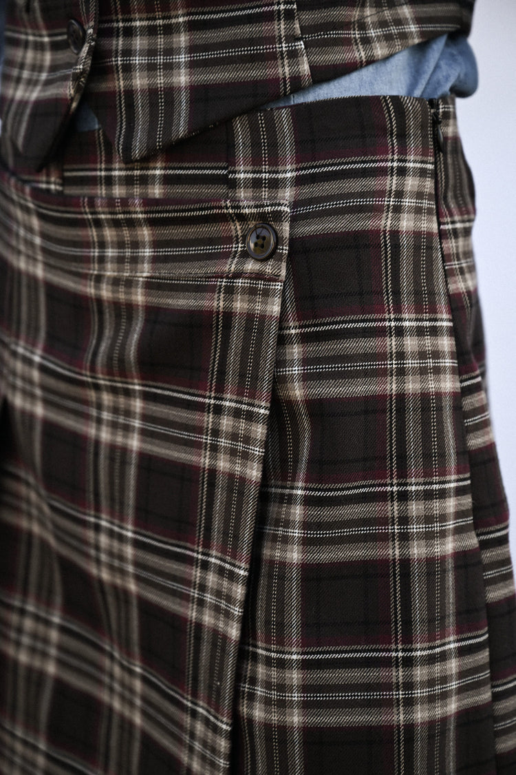 Skort a stampa scozzese