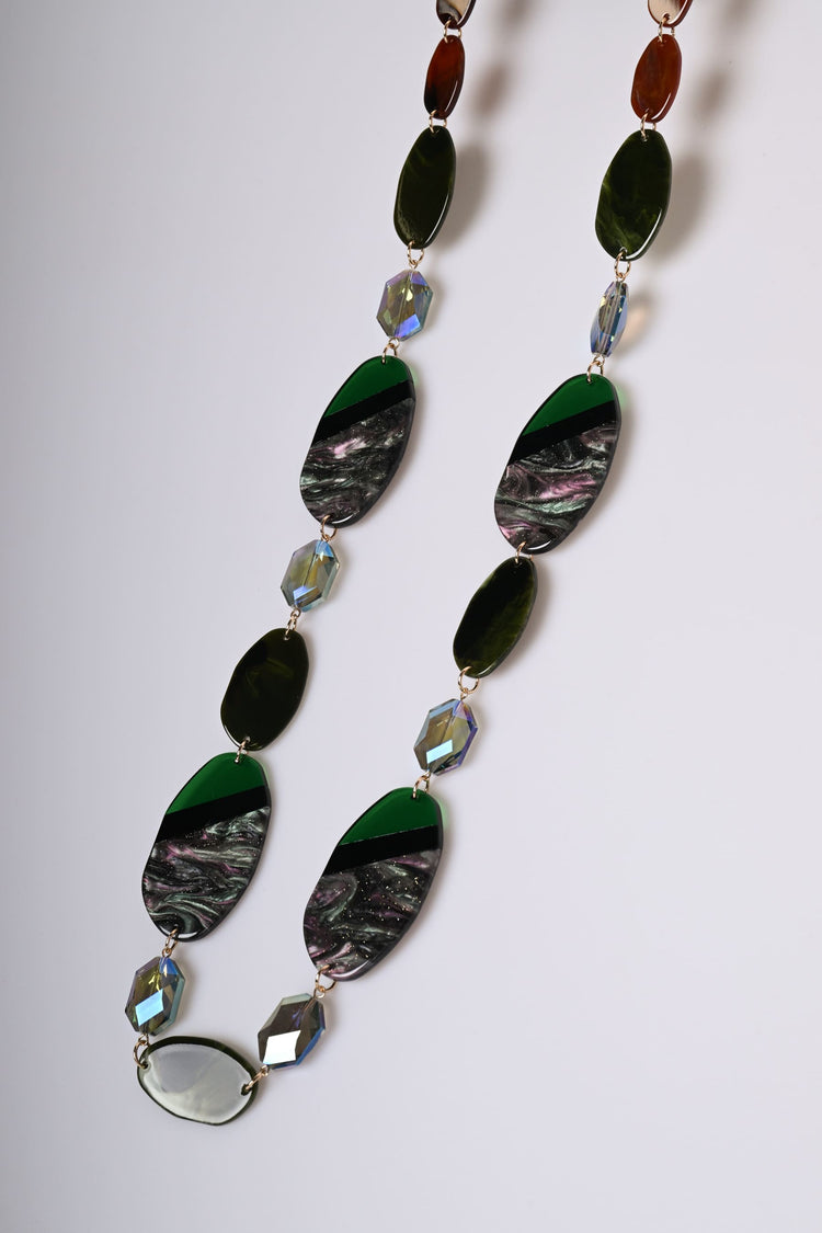 Collana con pendenti ovali
