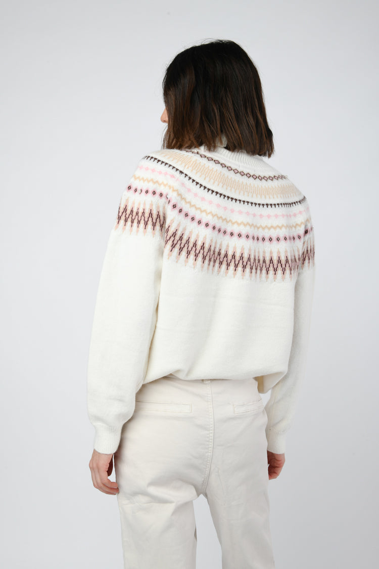 Dolcevita con motivo Fair Isle