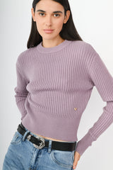 Maglia collo lupetto con ciondolo