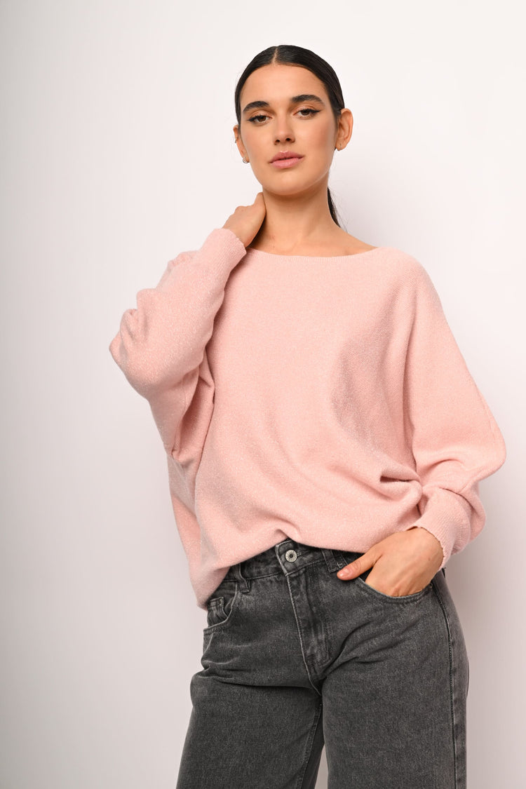 Pull con fiocco sul retro