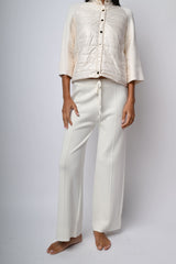 Pantaloni palazzo in maglia