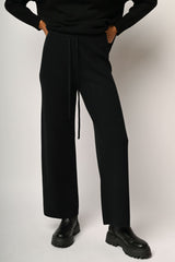 Pantaloni in maglia con coulisse