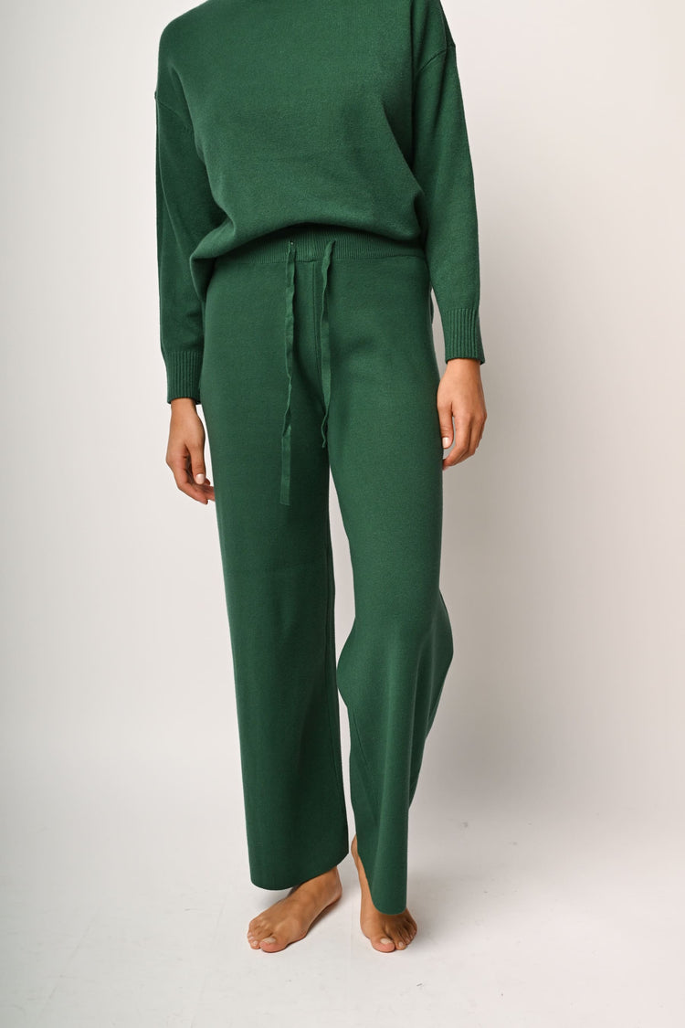 Pantaloni in maglia con coulisse