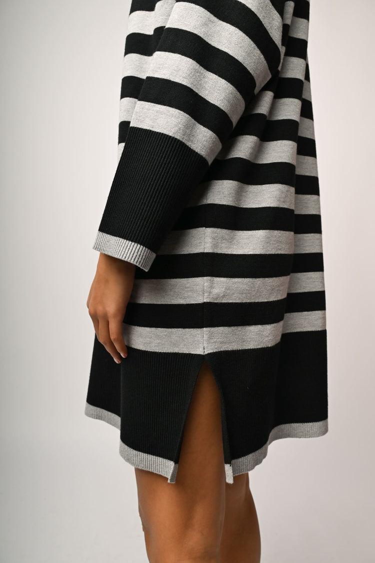 Abito in maglia a righe