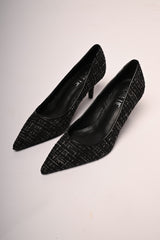 Décolleté in tweed lurex