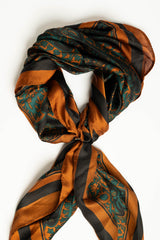 Foulard a stampa etnica multicolor