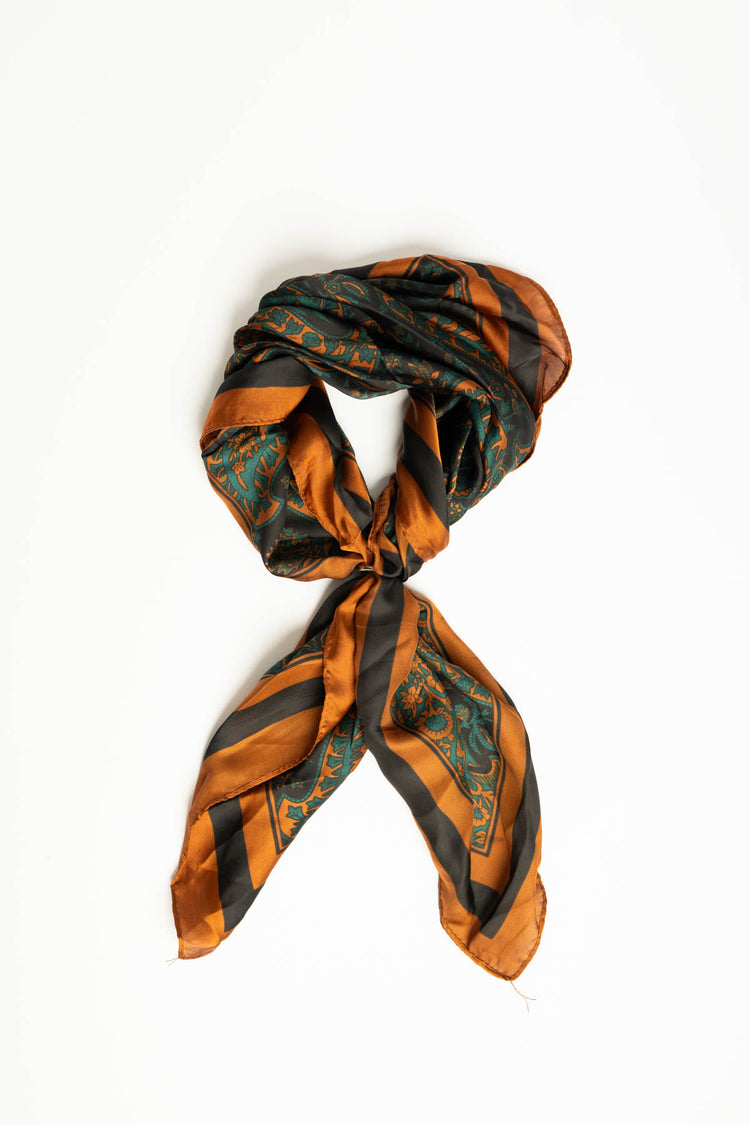 Foulard a stampa etnica multicolor