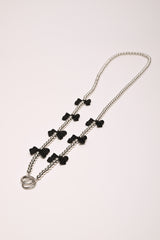 Collana porta-badge con fiocchi