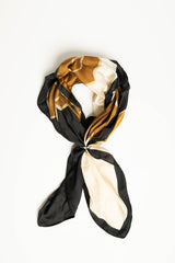 Foulard a stampa color-block