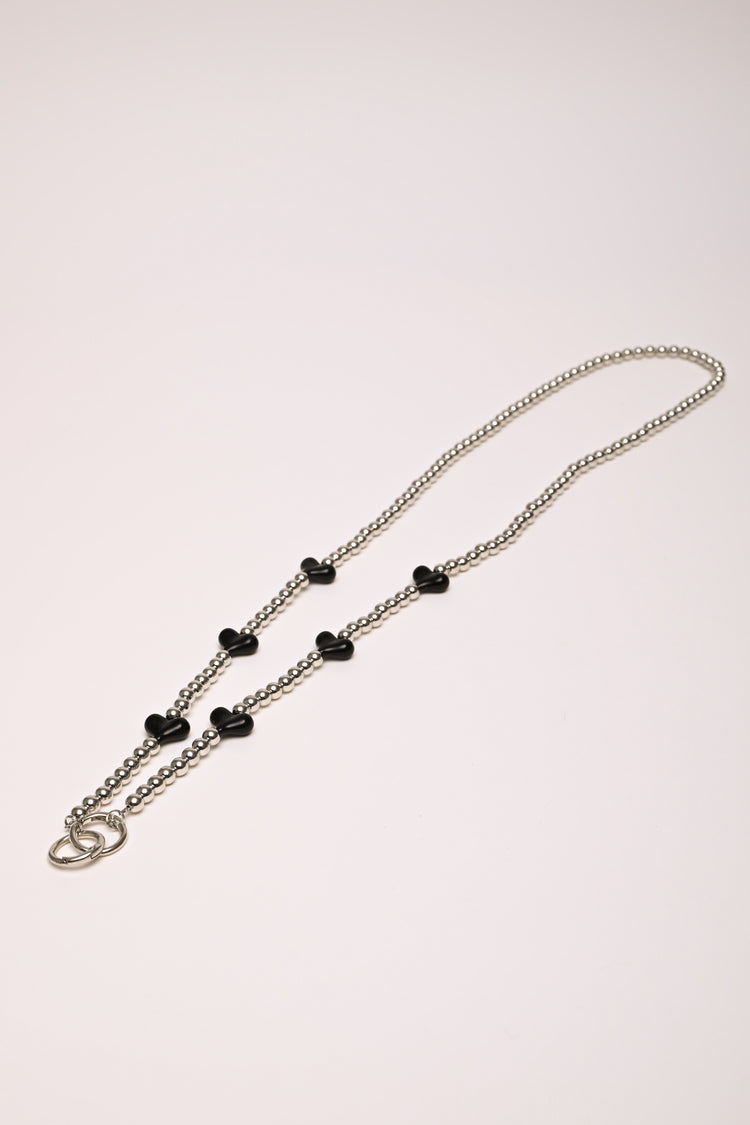 Collana porta-badge con cuori