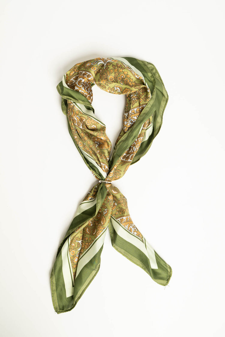 Foulard a stampa etnica multicolor