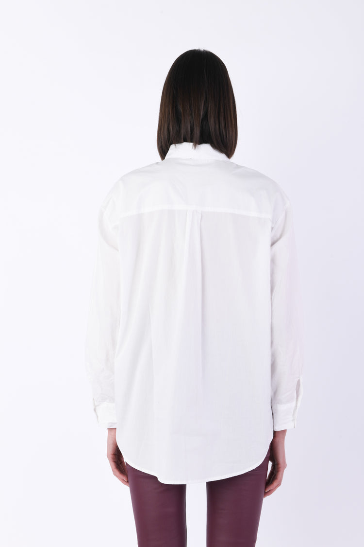 Camicia con decorazione in strass