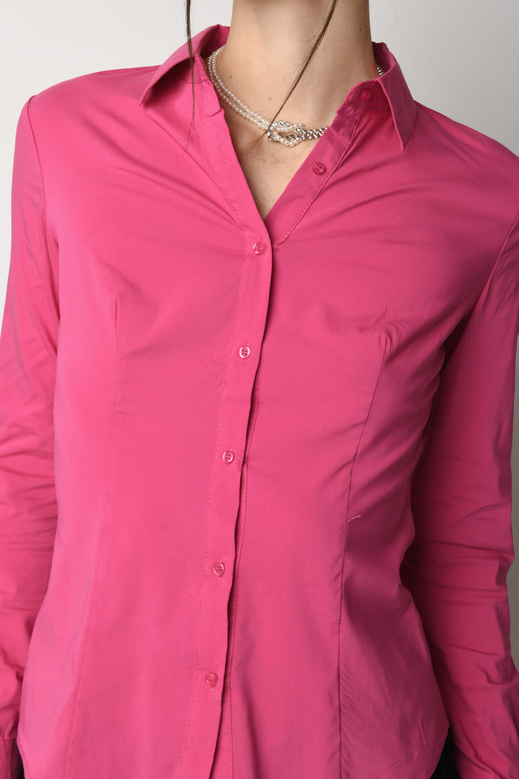 Camicia con colletto a punta