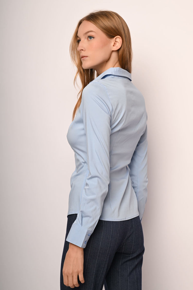 Camicia con arricciatura