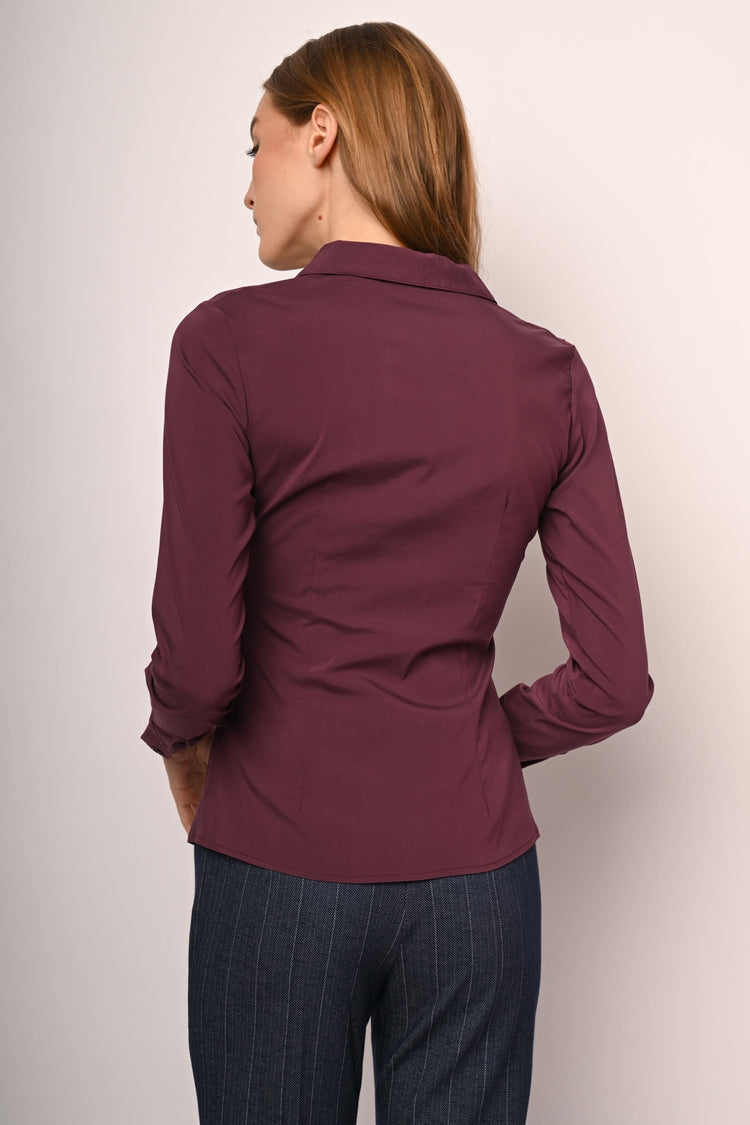Camicia con arricciatura