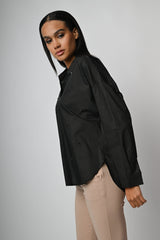 Camicia con strass decorativi