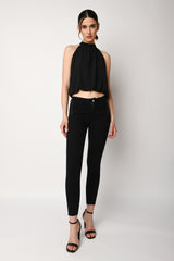 Jeans skinny con strass