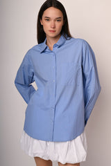 Camicia oversize con taschino
