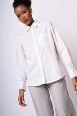 Camicia con mini borchie