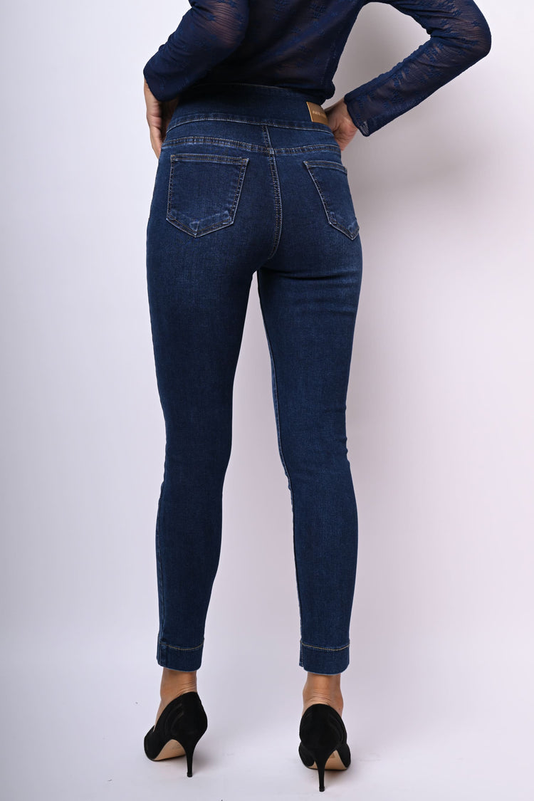 Jeans skinny con bottoni