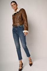 Jeans slim-fit con cintura