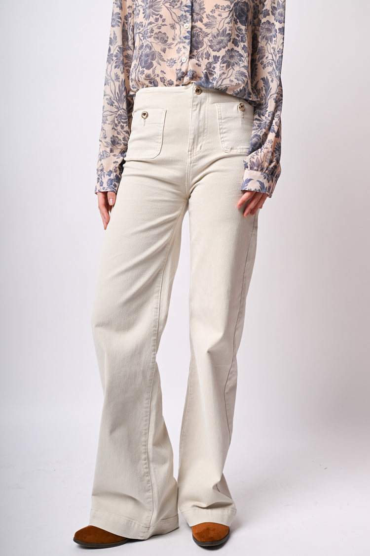 Pantaloni palazzo in cotone