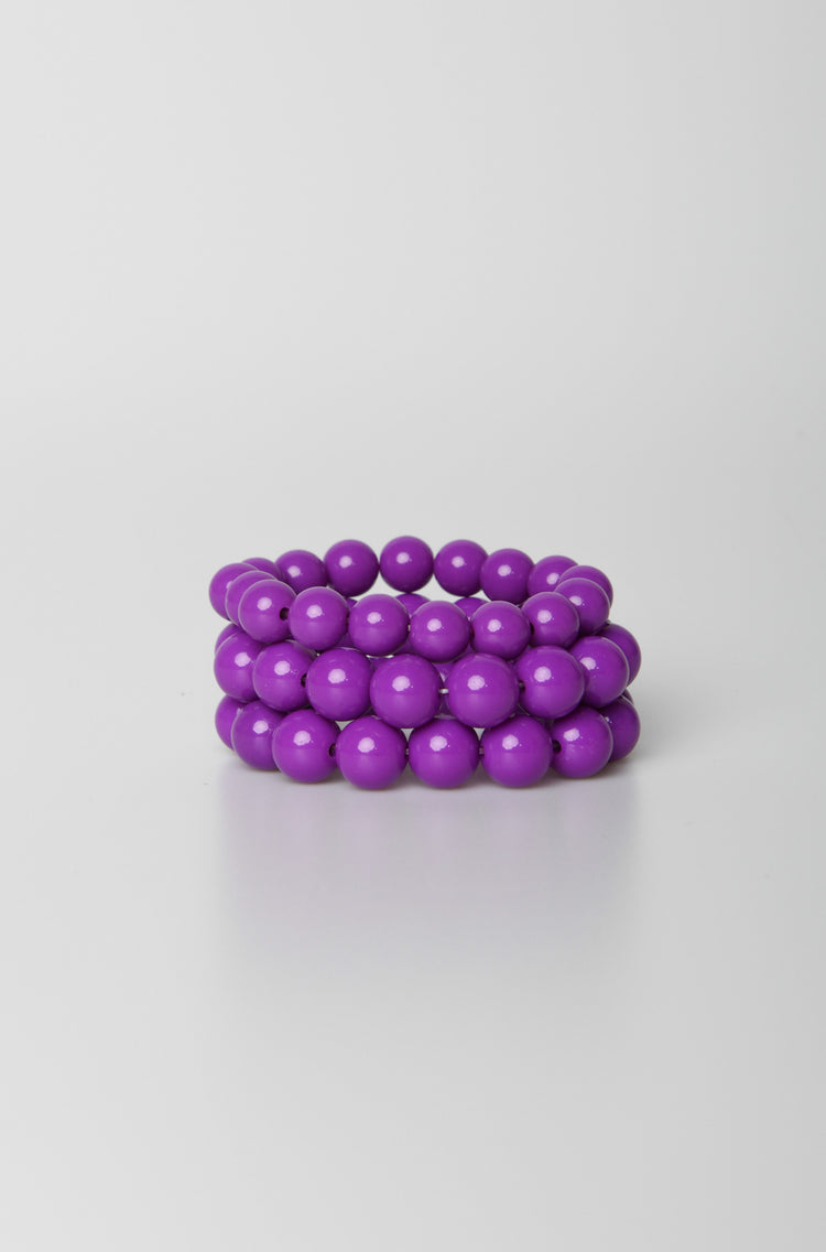 Bracciale multifili in perle