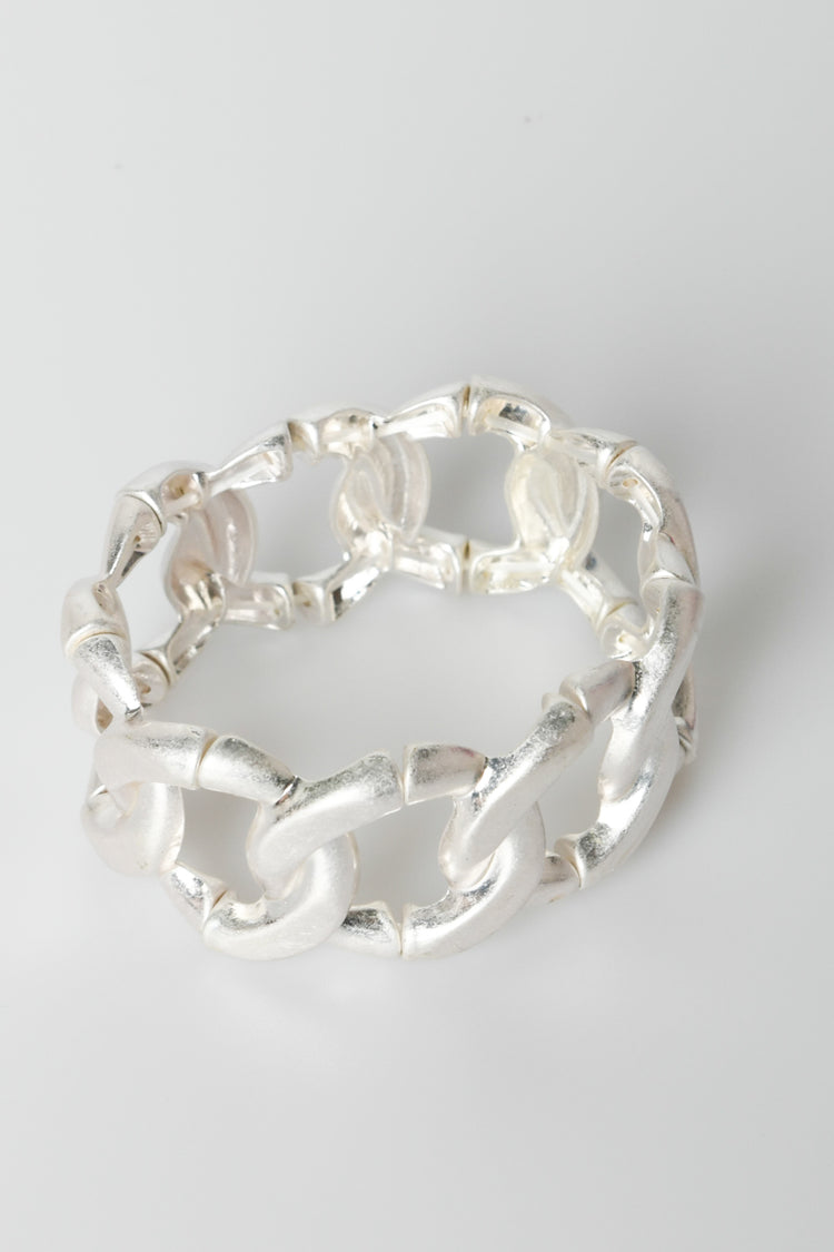 Bracciale rigido a catena