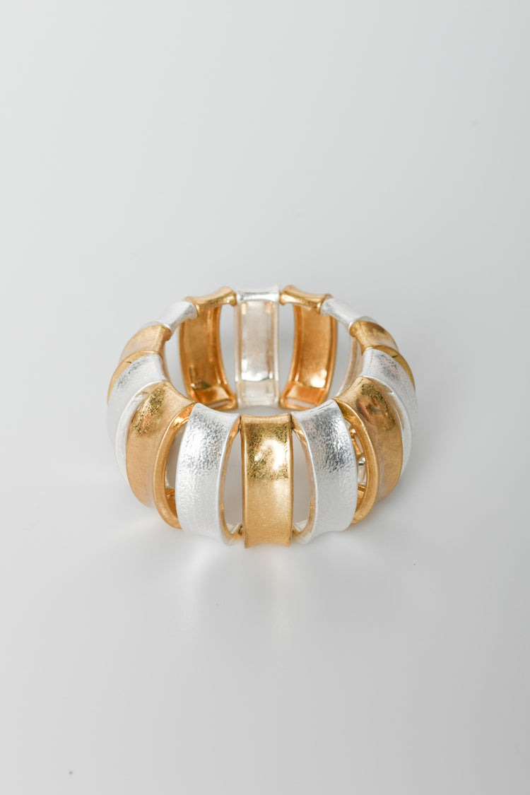 Bracciale rigido bicolor