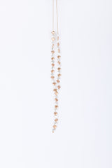 Collana lunga con pepite