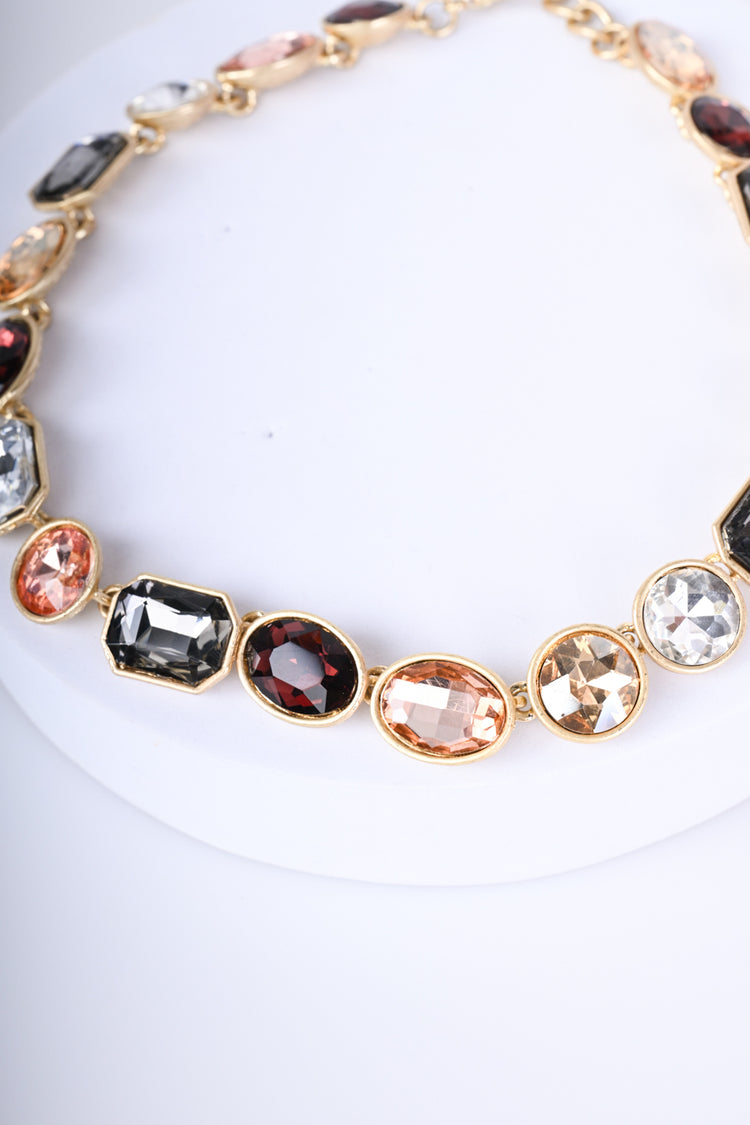Collana con cristalli
