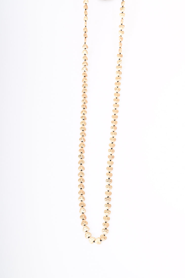 Collana lunga con cuori