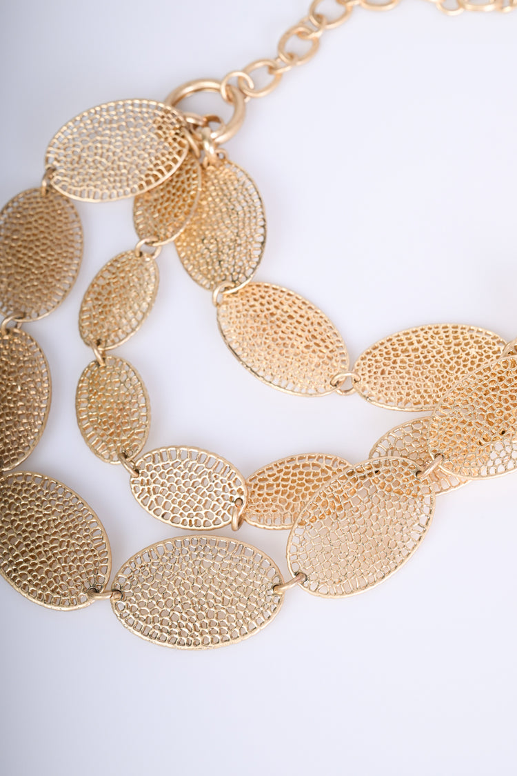Collana con pendenti in filigrana