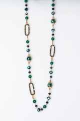 Collana lunga con sfere